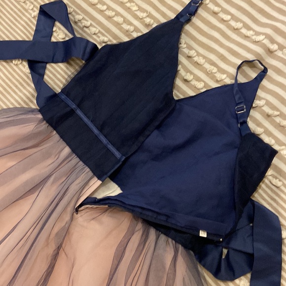 Ombré Tulle Midi Dress - Picture 12 of 13